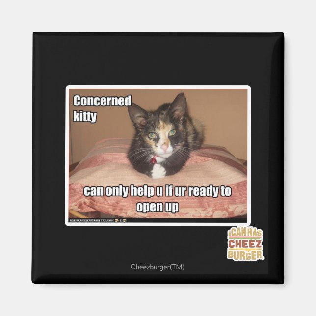 Imã Gatinho interessado (Frente)