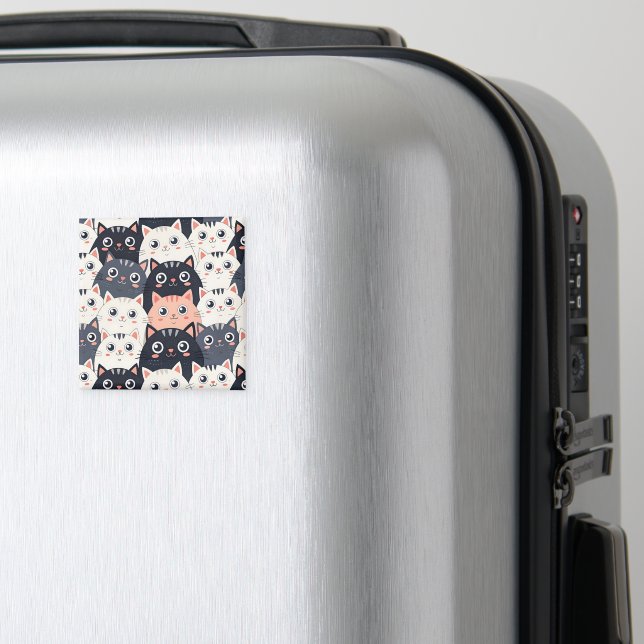 Imã Gatinho Kaleidoscópio (In Situ (Luggage))