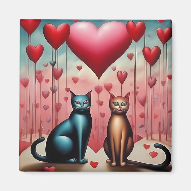 Imã gatinho lov (Frente)