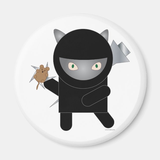 imã gatinho ninja (Frente)
