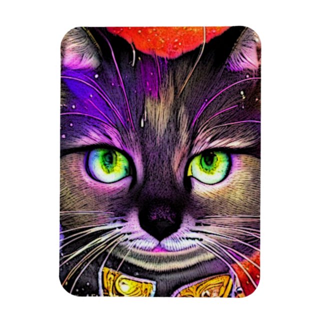 Ímã Gatinho No Groove- (Vertical)