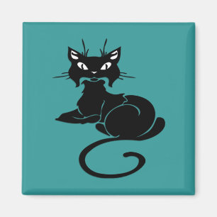 Imã Gatinho preto bonito