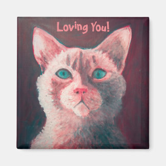 Imã Gatinho Rosa