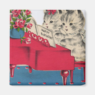 Imã Gatinhos musicais do aniversário