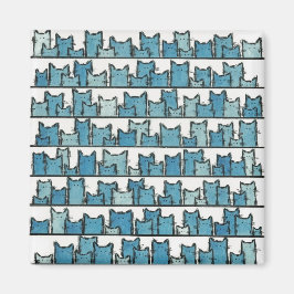 Imã Gatinhos não me fazem um magneto azul