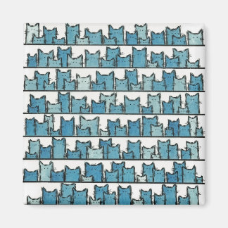 Imã Gatinhos não me fazem um magneto azul