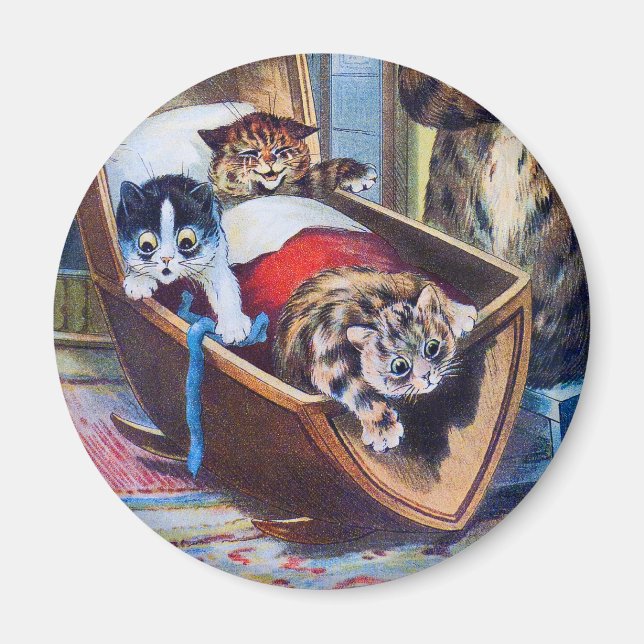 Imã Gatinhos no Berço (Frente)