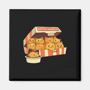 Imã Gatinhos Nuggets Gatos Engraçados E Nuggets De Fra