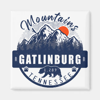 Imã Gatlinburg Tennessee Mountain Souvenirs