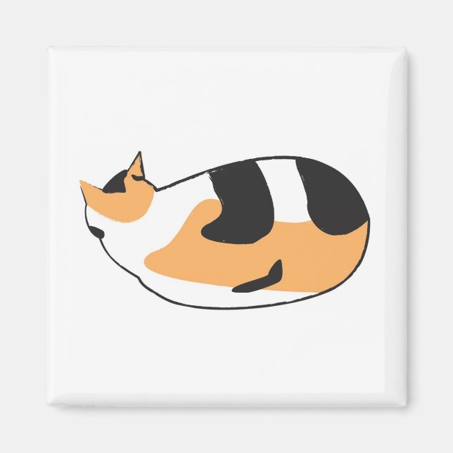 Imã Gato adormecido (Frente)