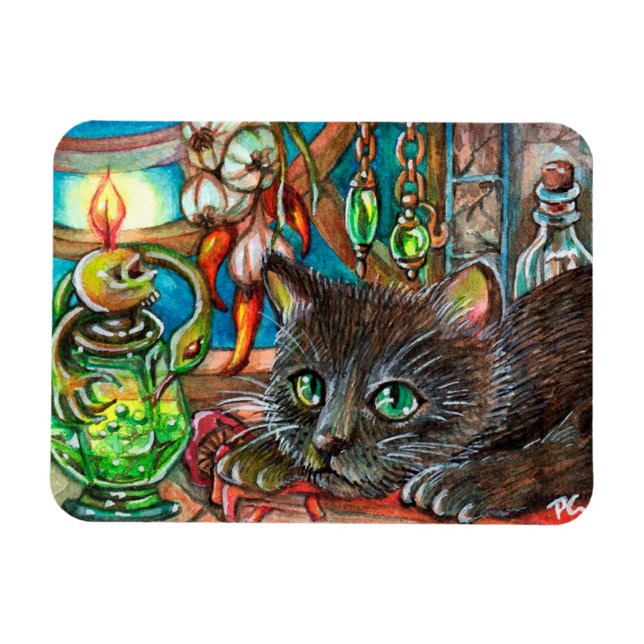 Ímã Gato Alquimista (Horizontal)