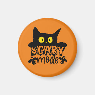 Imã Gato Assustado do Modo Assustador do Halloween