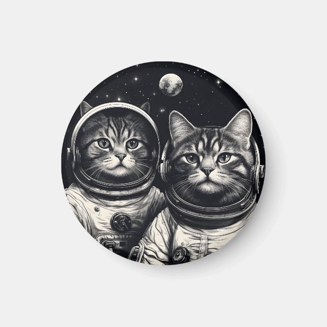Imã Gato astronauta (Frente)