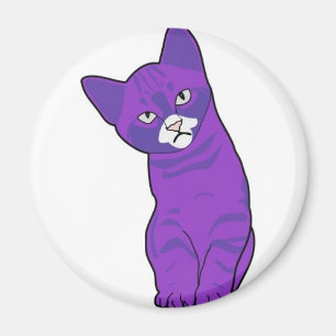 Imã Gato bonito, púrpura