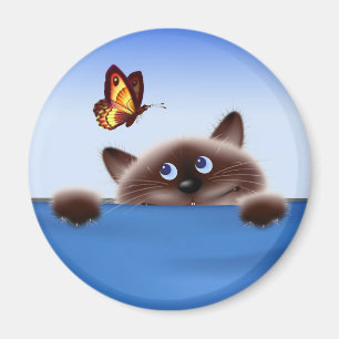 Imã Gato & borboleta
