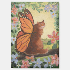 Imã Gato Borboleta Monarca no Prado
