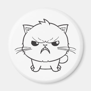 Imã Gato bravo bonito cantando.