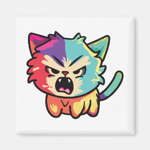 Imã Gato bravo bonito cantando.