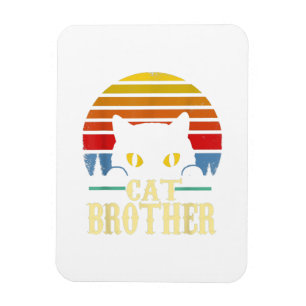 Ímã Gato Brother Vintage Style Retro Gift Para Gato De