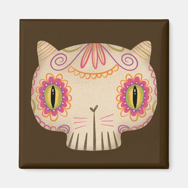 Imã Gato - Catrina - Dia dos Mortos (Frente)