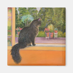 Imã Gato da janela