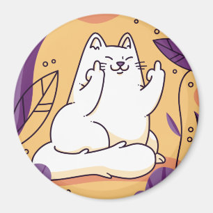 Imã Gato dando o dedo