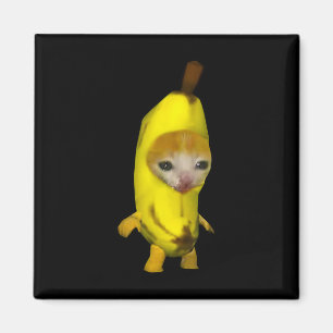 Imã Gato de Banana Feliz Bananacat Meme Kitty Cat Lov