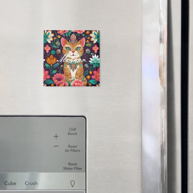 Imã Gato de Bejeweled Crowned (In Situ (Fridge))