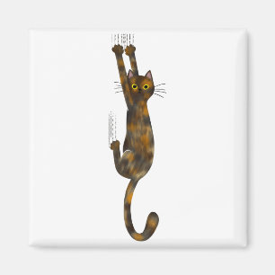 Imã Gato de Casca de Tartaruga Pendurado no Gato Torti