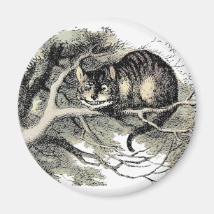 Imã Gato de Cheshire Alice no País das Maravilhas Clás
