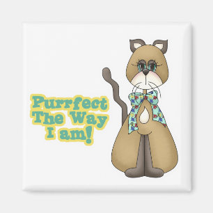 Imã Gato de Conscientização sobre Autismo Perfeito