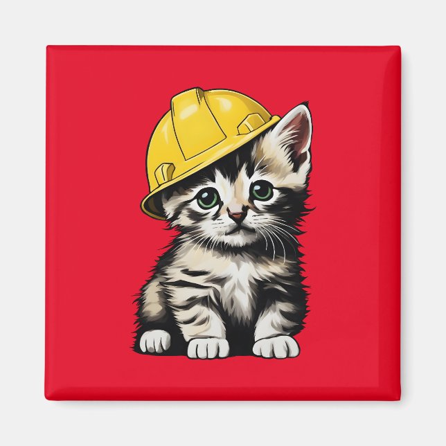 Imã Gato de Construção (Frente)