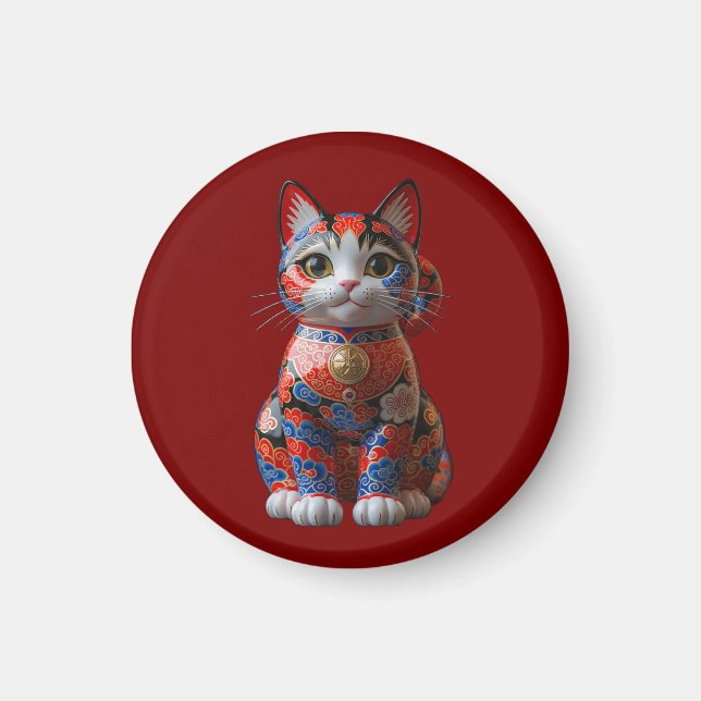 Imã Gato de dinheiro (Frente)