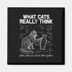 Imã Gato de Física Professor de Ciência Engraçado O qu