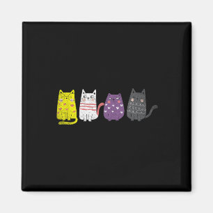 Imã Gato De Gato De Gato Bastante Presente Não Binário