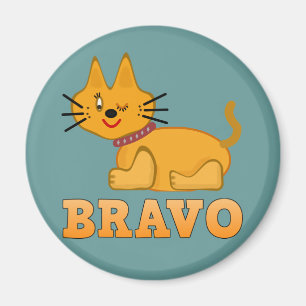Imã Gato de gato-do-gato-do-mato-bravo desenho bravo
