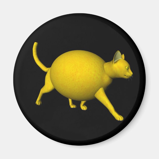 Imã Gato de Limão Doce-Aroma (Frente)