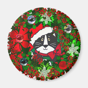 Imã Gato de Natal