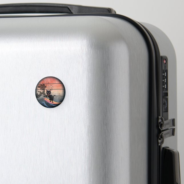 Imã Gato de Onda Sunset (In Situ (Luggage))
