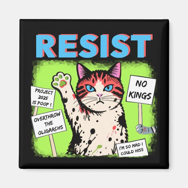 Imã Gato de Protesto de Resistência (Frente)