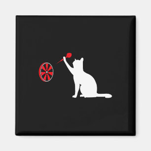 Imã Gato De Rato - Arte Engraçado Jogando Rato De Gato