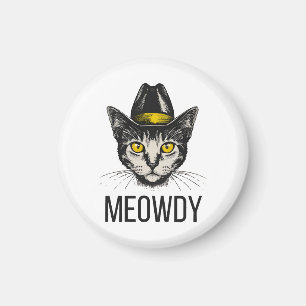 Imã Gato Divertido Meowdy