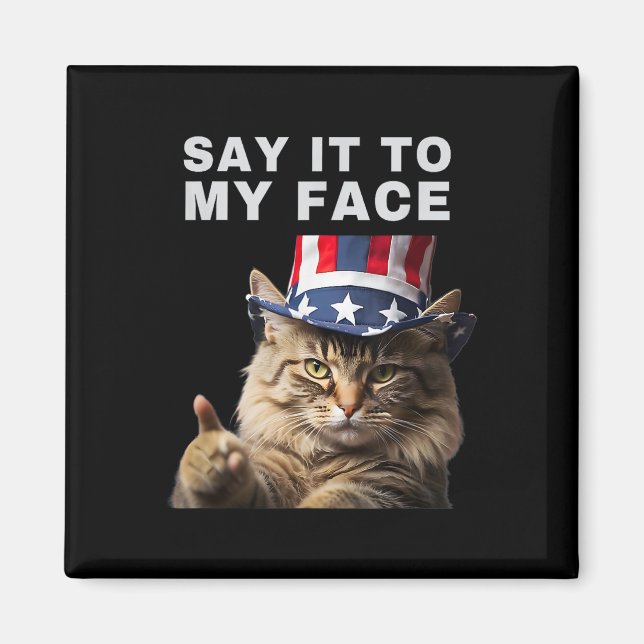 Imã Gato Diz Na Minha Cara Kamala Harris (Frente)