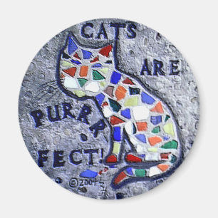Imã Gato do mosaico