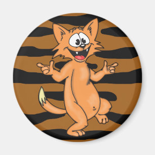 Imã Gato dos desenhos animados da dança
