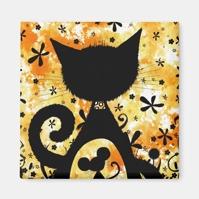 Imã Gato e Rato - ímãs (Frente)