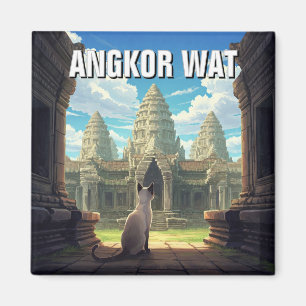 Imã Gato em Angkor Wat Camboja