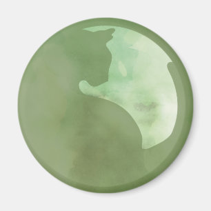 Imã Gato em Círculo - Magneta Verde