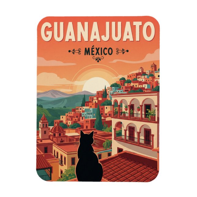 Ímã Gato em Guanajuato, México (Vertical)
