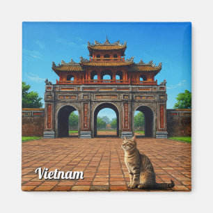 Imã Gato em Hue Imperial City Vietnam Viagem